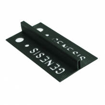 10mm - MLT100.16Genesis P.V.C Plastic Floor Thin Expansion Joint 2.5m Black Insert